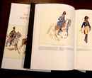 Les uniformes napoléoniens (Knötel/Elting). 2 tomes sous coffret BLANCS. Éditions Quatuor: ouvrage absolument neuf