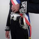 Costume de maire avec épée et ceinturon porte-épée