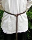 Ceinture médiévale fine cuir 1,5 cm