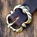 Ceinture médiévale fine cuir 1,5 cm
