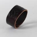 Bracelet motif celtique en cuir marron 3 cm - L'unité