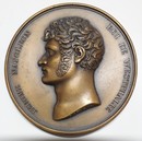 Jérome Napoléon, roi de Westphalie. Médaille de bronze 62 mm