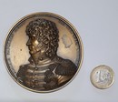 Joachim Murat, roi de Naples et des 2 siciles. 1815. Médaille de bronze 75 mm
