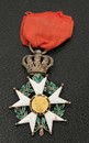 Restauration Légion d'Honneur chevalier croix avec attestation de nomination