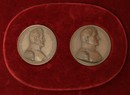 Médailles commémoratives du retour des cendres dans leur écrin, prix pour les deux.