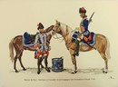 Maison du Roy, grenadiers à cheval, planche du colonel Dugue Mac Carthy  
