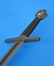 Épée très courte - XIVème- Pommeau discoïde, quillons de section hexagonale