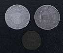 Lot 4 Italie : Napoléon 1808 Roi d'Italie - 5 lires argent M  et 1 soldo+ 5 franchi Lucques et Piombino 1805