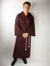Robes de moine, noire ou marron, avec capuche et ceinture. BAISSE DE 55 €!