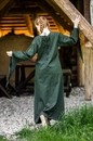 Robe moyen-âge Marianne verte