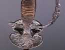 Épée de ville ou de cour d'officier, garde en argent, fin Louis XV, début Louis XVI.