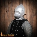 Bascinet à visière bombée - XIVe siècle -