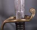Sabre d'officier supérieur d'infanterie modèle 1845, sans fourreau, avec dragonne.