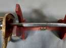 Sabre d'officier de carabinier ou de cavalerie de réserve. Modèle de 1854 modifié. Fourreau neuf.