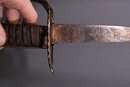 Sabre à garde tournante, lame de Cassaignard. Officier de marine? Époque Louis XVI révolution