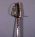 Sabre à garde tournante, lame de Cassaignard. Officier de marine? Époque Louis XVI révolution
