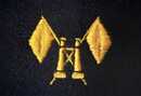 Insigne de timonier. Vers 1950-1960. Fabrication Éts David. Prix à l'unité