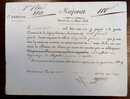 Document de versement d'une annuité d'aide à la veuve Muiron, femme de l'officier qui s'est sacrifié pour Bonaparte au pont d'Arcole