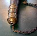 Antique poire à poudre de bédouin, faite à partir de testicules de chameau