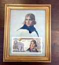 Billet de 100 Fr Bonaparte sur fond du tableau de David qui l'a inspiré.