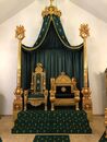 Trône impérial et dais impérial