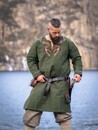 Tunique viking Snorrason avec broderie manuelle