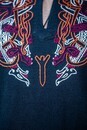 Tunique viking Snorrason avec broderie manuelle