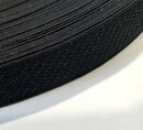 Galon hussard noir en 14 mm pour bordures de dolman, poches..Etc. Prix au m