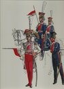  Les uniformes des guerres napoleoniennes, editions quatuor. Numéroté 985/990.  