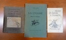 Lot de 3 livres (trés) anciens sur la chasse