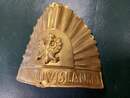 Plaque de shapska ou de shako pour régiment polonais. Légion de la vistule. PULK NADWISLANSKI