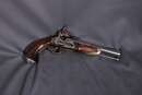 Pistolet moderne de tir, à silex, type tromblon espagnol.