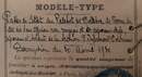 Modèle type de PAIRE de pattes de collet de PALETOT de molleton de tenue de ville des ss off...de la section d'infirmiers coloniaux. 30 avril 1930