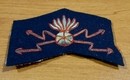 Canonnier observateur d'artillerie sous officier. Grande guerre. Petite grenade or et rouge sur foudre. Un seul insigne en stock
