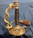 Épée d'officier supérieur toutes armes, modèle du 27 mars 1852, avec sa dragonne de grande tenue. S F