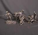 Étains du prince. Scène d'artillerie.