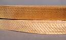 Galon hussard ou soubise écrêté Or - 15mm et 20mm - Fab. Française ancienne - Prix au mètre -