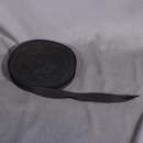 Galon hussard ou soubise écrêté Noir en Coton - 27mm - Fab. Française ancienne - Prix au mètre - 