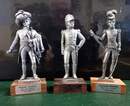 Étains du prince. Lot de 3 figurines maréchaux: Mal Lefebvre, Masséna, Bernadotte