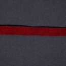 Tresse plate Cramoisie en laine - 10 mm - Fab. Française ancienne - Au mètre 