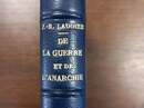 De la guerre et de l'anarchie. ANCIEN PRIX: 210 €