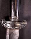 Dague de vènerie XVIII ème, garnitures en argent.
