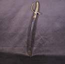 Sabre briquet, PRADIER, fourbisseur à Paris de 1816 à 1835. Fourreau d'époque 