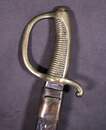 Sabre briquet, PRADIER, fourbisseur à Paris de 1816 à 1835. Fourreau d'époque 