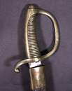 Sabre briquet, PRADIER, fourbisseur à Paris de 1816 à 1835. Fourreau d'époque 