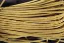 Cordon milanais or jaune 4 mm métalloplastique - Fab. Française ancienne - Le mètre - 
