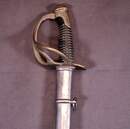 Sabre type 1822 d'officier de cavalerie modifié 1883, modèle dit du commerce.