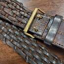 Reliques Grande Guerre France: baionette pour fusil Berthier + gourde+ ceinturon tressé.