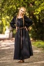 Robe ample Adélaïde NOIRE manches longues