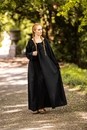 Robe ample Adélaïde NOIRE manches longues